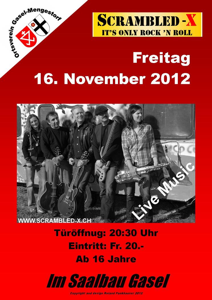 Scrambled-X im Saalbau Gasel